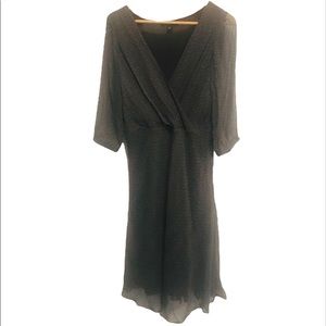 Banana Republic 90’s Brown Midi Dress Sz 10